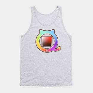 cat color wheel Tank Top